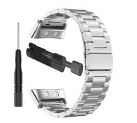 Metal Strap for Garmin Swim 2 watch band for Garmin Forerunner 45/45S Smartwatch Replacement Wrist Band Accessory (S(Folding buckle))