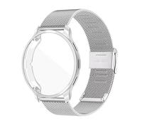 Metal Strap for Garmin Venu 3 3s 41mm 45mm Watch Band Compatible with Garmin Venu3s Screen Protector Case TPU Soft Cover Bumper (silver_venu3 45mm)