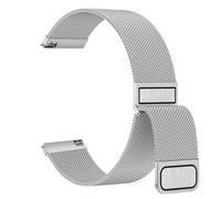 Metal Strap for Huawei Watch GT 4 46mm/GT3/3 Pro 46mm/Watch 4 Pro/GT2Pro/GT2e, Stainless Steel Replacement Band with Enhanced Magnet (Silver)
