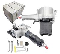 Metal Strapping Machine - Portable Pneumatic Banding Tool Kit with Tensioner, Cutter, and Sealer for 25mm Metal Strapping - Bundling and Packaging Solution