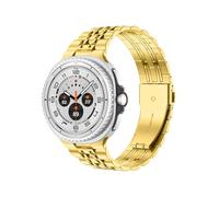 Metal Straps Fit For Samsung Galaxy Watch 8/8 Classic 40mm 44mm 46mm Stainless Steel Wrist Link Bracelet(Gold,For Galaxy Watch 8 40mm)