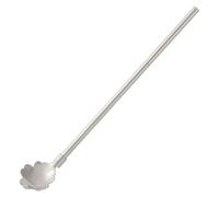 Metal Straw Spoons Stainless Steel Sakura Straw Spoon Dual Purpose Spoon(Colour 2)