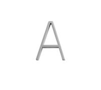 Metal street number， 5 Inchs 125mm Address Big Modern Gold Black Silver Floating Signage Outdoor Digits Mailbox Sign Front Door Numbers(Z125silvera)