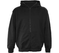 METAL STREETWEAR - Full Zip Hoody Black Spiral Black M