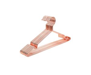 Metal Strong Clothes Hanger, Rose Gold / 20
