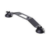 Metal suctane cup mount stand for small satellite dish holders to ensure a secure attachment during long journeys