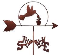 Metal surf Weathervane Weather Vane for Roofs Garden Decor Cast Iron Gazebo Hollow Wind Direction Indicator for Outdoor Lawn Farm Paddock Decoration