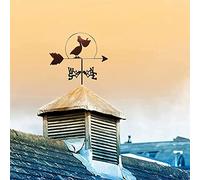 Metal surf Weathervane Weather Vane for Roofs Garden Decor Cast Iron Gazebo Hollow Wind Direction Indicator for Outdoor Lawn Farm Paddock Decoration