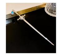 Metal Sword Hairpin Women's Fashion Chinese Simple And Creative Pan Hairpin Jewelry Temperament Headwear Accessories(WTS00003-2)