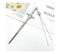 Metal Sword Hairpin Women's Fashion Chinese Simple And Creative Pan Hairpin Jewelry Temperament Headwear Accessories(WTS00002-11)