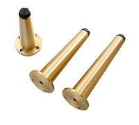 Metal Table Legs,Copper Bathroom Legs,Adjustable Furniture Legs,Tapered Design,Non-Oxidizing,No Rust,No Fading,Durable Sofa Legs,Stable And Safe,Various Sizes,gold,101mm