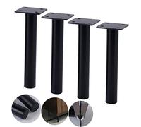 Metal Table Legs - Sturdy Iron Legs for Sofa, Couch, TV Cabinet, and Wardrobe with Thicken Mounting Plate - 130mm Height