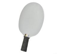 Metal Table Tennis Racket Bottom Plate for Training with Level Wood Grain Handle Providing Comfort and Secure Grip During (short handle)