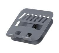 Metal Tablet Riser - 19x15.6x13.3cm Size, 360 Degree Swivel Dock, Anti Slip Cooling Pad | Desktop Work Station Kitchen Recipe Reading Virtual Meeting Movie Watching Study Table Accessory Heavy Duty