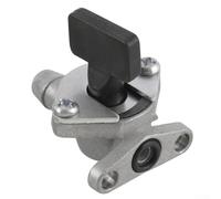 Metal Tank Switch Petcock Valve for 49CC Dirt Bike Black Fuel Tap Valve Direct Fit for 49CC for atv White Petcock Switch High Strength for Dirt Bike Tank Switch Metal Build for 49CC for atv (Black)