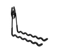 Metal Tennis Racket Holder - Wall Mount 19.5 x 16 x 6.8 cm | Wall Mounting Rack for 6 Rackets, Cold Rolled Steel + PVC, Wall , Versatile Holder for Badminton Rackets, Paddle