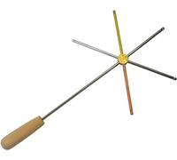 Metal Thermal Conductivity Demonstrator - Copper Iron Aluminum Comparison Kit for Heat Transfer Experiment