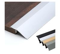 Metal Threshold-Transition-Strip, Aluminum Floor Transition Strip, Suitable For Threshold Transition Within 1.5cm/0.6in Height, Easy To Clean(White)
