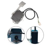 Metal Throttle Pedal for Electric Vehicle Carts | 0-5V Accelerator Sensor | Nonslip for Surface for Safe Control | Easy Installation Without Drilling or Welding, Compatible with EV Carts