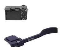 Metal Thumb Button Compatible with Sony A6700 Camera, Thumb Handle Thumb Grip with Hot Shoe Mount Cover Cap, Finger Handle, Thumb Grip Extension