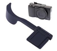 Metal Thumb Handle Grip Compatible with RICOH GRII GRIII Camera, Thumb Button with Hot Shoe Mount Cover Cap, Finger Handle Extension