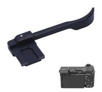 Metal Thumb Handle Grip Compatible with Sony A6700 Camera, Thumb Button with Hot Shoe Mount Cover Cap, Finger Handle Extension