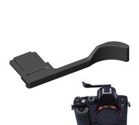 Metal Thumb Handle Grip Compatible with Sony A7CII A7CR Camera, Thumb Button with Hot Shoe Mount Cover Cap, Finger Handle Extension