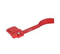Metal Thumbs Up Grip Hot Shoe Cover for A6700 Camera, Aluminum Alloy Thumb Up Grip, Ergonomic Thumb Grip with Hot Shoe Cover, Enhanced Comfort (Red)