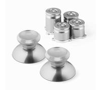 Metal Thumbsticks Joysticks for Xbox One, Aluminum Alloy ABXY Bullet Buttons Analog Grip Replacement Parts for Xbox One Controller with Installation Tools(Silver)