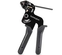 Metal tie wrap Gun, Dechengbao Stainless Steel Cable Tie Gun and Zip tie Tool,Cable Tie Tool for Stainless Steel Cable Ties,Metal Cable tie Gun