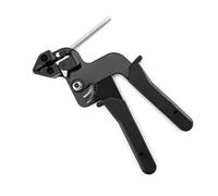 Metal tie wrap Gun, Stainless Steel Zip Tie Tightener Wrap Tool, Heavy Duty Self-Locking Cable Tie Gun - for Cable Tie Fasten and Cut for Nylon Plastic Steel Cable Ties