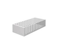 Metal Tile Display Stand for Retail and Trade Shows, Tabletop Floor Shelf for Building Materials and Wood Board