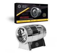 METAL-TIME Jet Engine Turbine, 3D Metal Puzzle, Jet Engine Assemble Model Kit, 3D Metal Model DIY Kit, Jet Engine Working Model AIR Force.