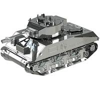 METAL-TIME M4 Sherman Model 3D Puzzles for Adults or Teenagers, DIY Metal Puzzle Model Kit, Metal 3D Model Jigsaw Puzzles - Great Gift Idea, 44 Pieces
