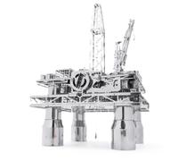 METAL-TIME Offshore Drilling Rig Model, Metal Model Kits, Offshore Platform, 3D Metal Puzzle, Treasure Finder 3D Model Kits to Build, 8 Difficulty Level, 250 Pcs