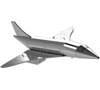 METAL-TIME Supersonic Legend, Metal Concord Model, Cargo Aircraft, Assemble Model Kit, 3D Model DIY Kit, Airplane Working Model, 7 Pieces.