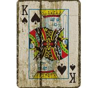 Metal Tin Sign 16 x 12inches Poker Man Cave Vintage Look Poster Plaque Wall Decoration Bar Cafe Home Decor Plaque (sign19-M-21)