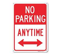 Metal Tin Sign 8X12 Inches No Parking Anytime Metal Sign