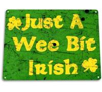 Metal tin sign 8x12 inches TIN Sign Irish Tin Metal Sign St Patrick Pattys Bar Pub Irish Bar Decor