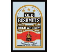 Metal Tin Sign 8x12 - Old BUSHMILLS Irish Whiskey Nostalgia Bar Mirror Bar Mirror Bar Mirror Metal Sign Cafe Bar Home Wall Decor