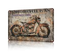 Metal Tin Sign A Motorcycle Is An Independent Thing Rerto Tin Sign Vintage Alumium Sign Vintage Decor Funny Signsretro Sign For Home Bar Office Outdoor Wall Decor 12X16Inch