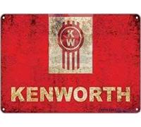Metal tin Sign Aluminum Plaque Kenworth American Truck Manufacturing Company Vintage Wall Decor Art Shop Man Cave Bar Garage Wall Decor Retro Look Home Club Poster 8x12 INCH