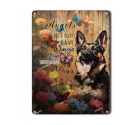 Metal Tin Sign Angels Dont Always Have Wings Sometimes They Have Paws for Backyard Garage Man Cave Shed Office Craft Room 12.00"x16.00"