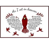 Metal Tin Sign As I Sit In Heaven Cardinal Cardinal Bathroom Signs Vintage Metal Signs Novelty Wall Sign For Kitchen Cafe Restaurant S