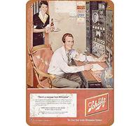 Metal Tin Sign Beer Ham Radio 8''x12'' Decor Aluminum Sign Wall Sign