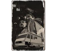 Metal Tin Sign Breaking Bad Poster Wall Decor Fun Decoration for Home Kitchen Bar Pub Man Cafe Room Garage Vintage Retro Plaque Posters 12x8 Inch