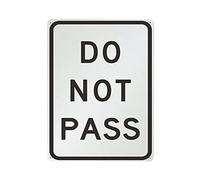 Metal Tin Sign Do Not Pass Vintage Tin Poster Metal Sign Wall Decoration Country Kitchen Home Garage Decor 16"x12"