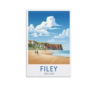 Metal Tin Sign Filey England Vintage Bar Club Cave Home Kitchen Rustic Wall Art Decor Funny Sign 15x30cm