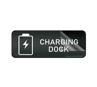 Metal Tin Sign For Wall Charging Station Sign. Mobile Devices Recharge Dock. Charge Self-Adhesives Sign For Door Or Wall Premium Metal Tin Design Plate 4×16 Inch