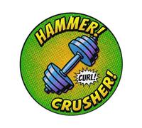 Metal Tin Sign Gym Fitness Workout Motivation Exercise Crusher